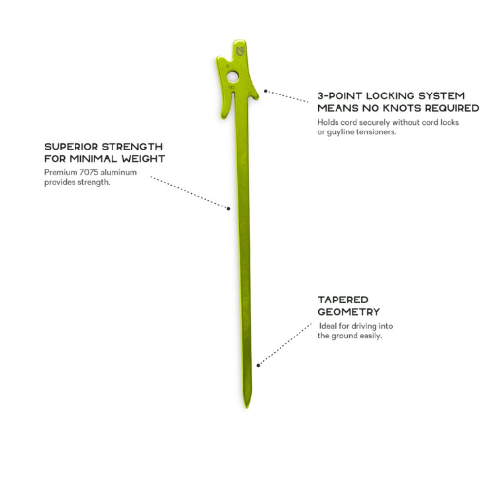 Airpin Ultralight Tent Stakes – Strong & Knot-Free Setup