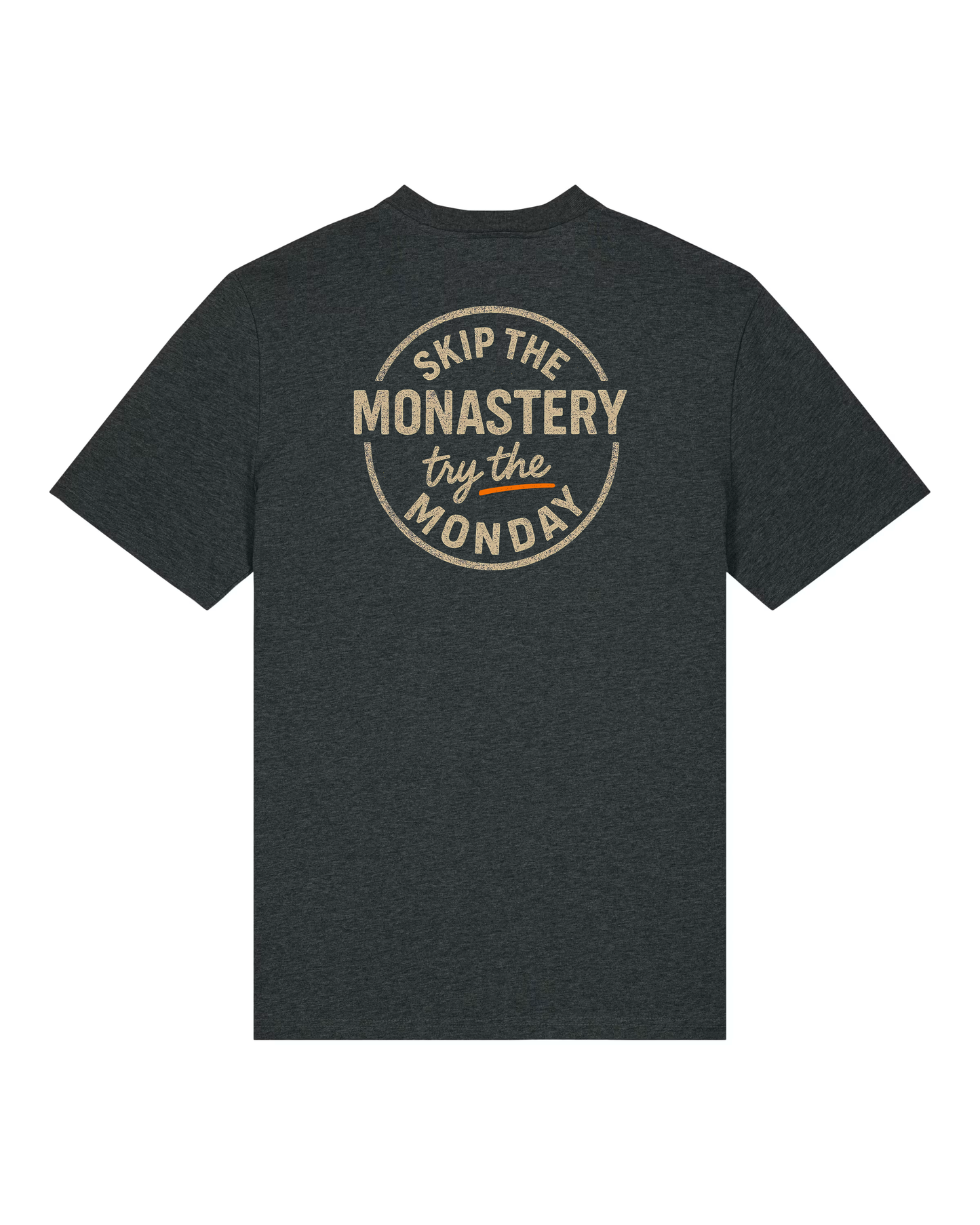 Try the Monday Organic Tee - Dark Heather Grey