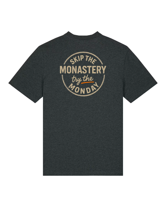 Try the Monday Organic Tee - Dark Heather Grey