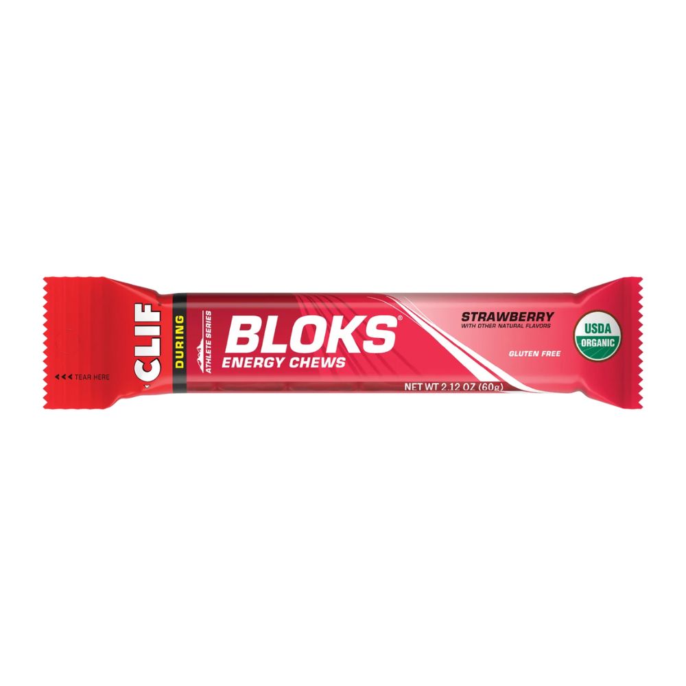 CLIF BLOKS Energy Chews – tasty, fast-acting energy supplements for athletes during workouts