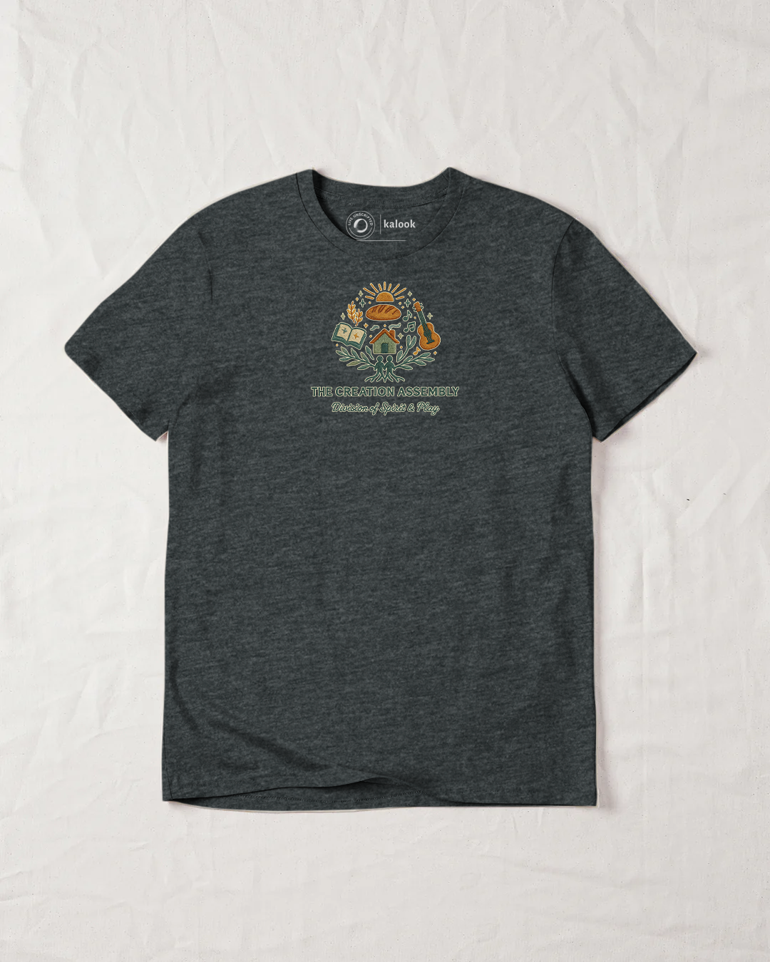 The Creation Assembly Organic Tee - Dark Heather Grey
