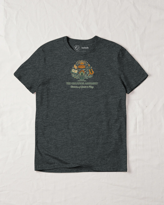 The Creation Assembly Organic Tee - Dark Heather Grey