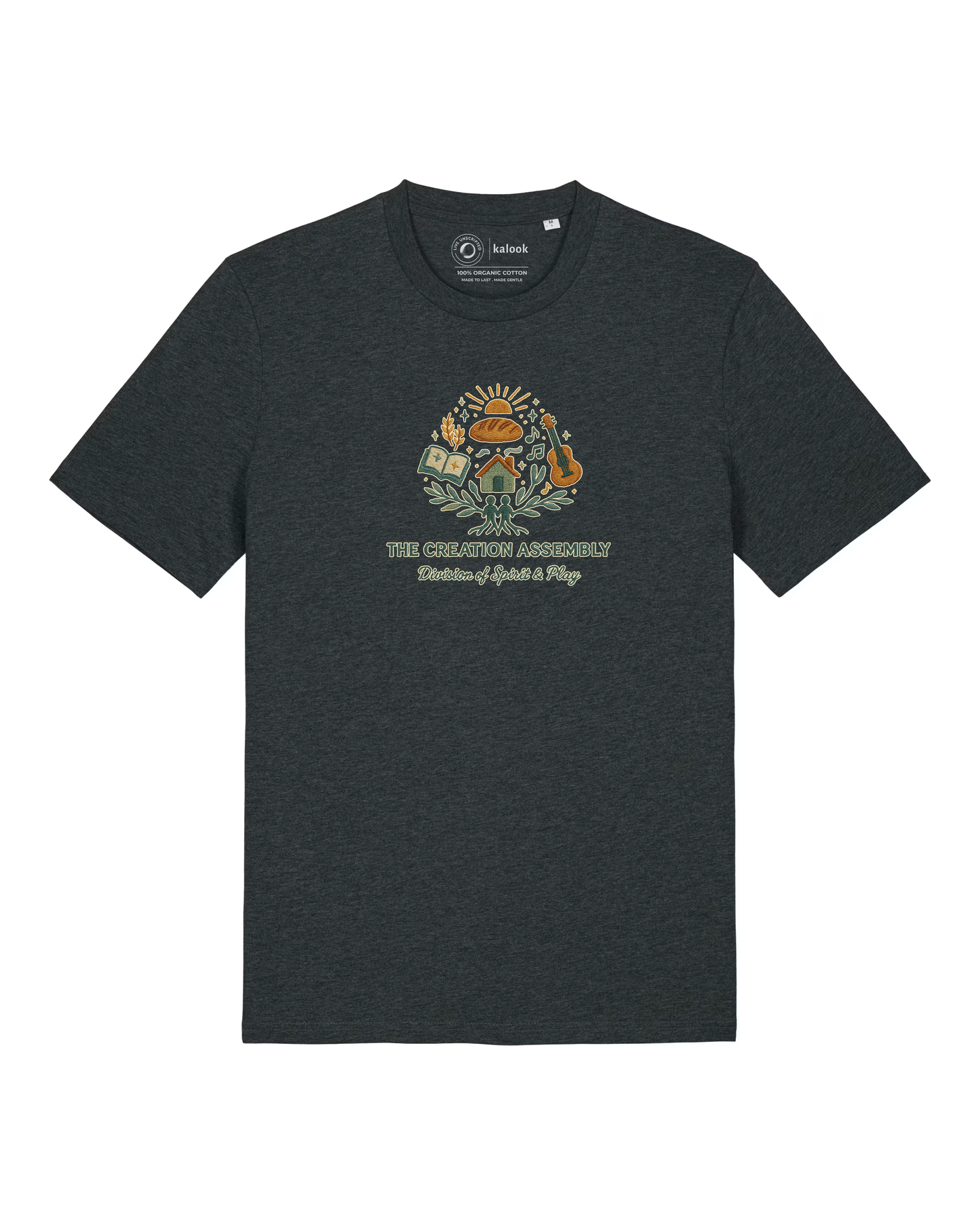 The Creation Assembly Organic Tee - Dark Heather Grey