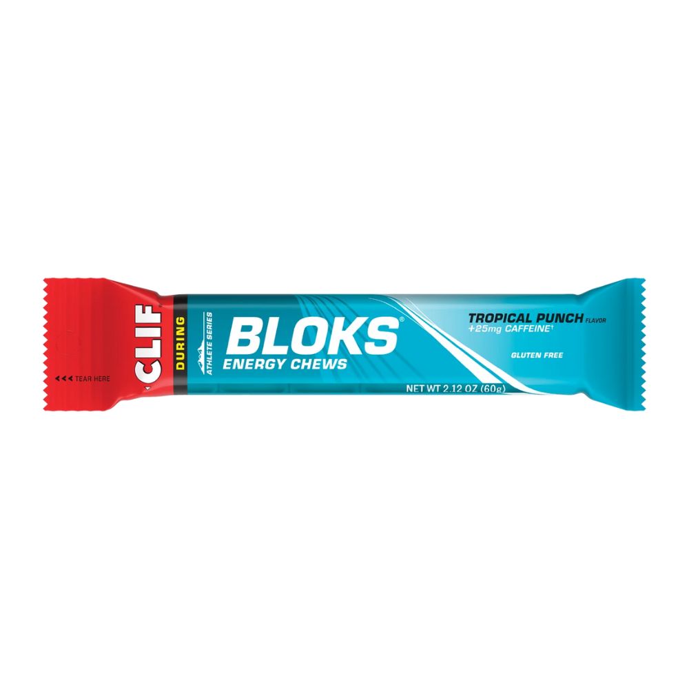 CLIF BLOKS Energy Chews – tasty, fast-acting energy supplements for athletes during workouts